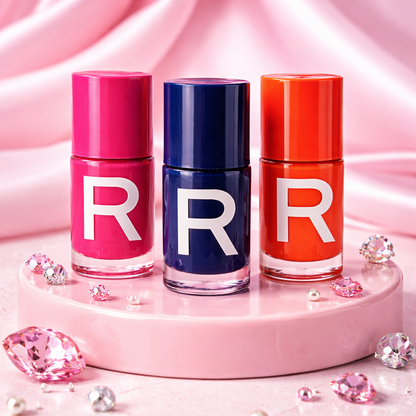 Nail Paint Polish - 3 pcs