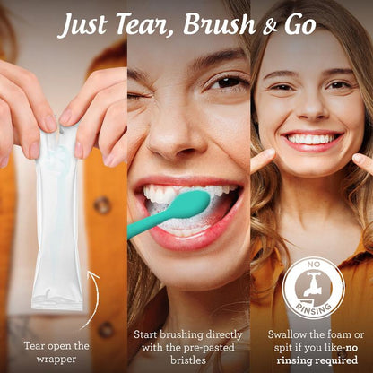 Gurunanda Ready-To-Go Brushes - 70 Count Toothbrush