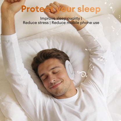 HYUNDAI S1 Ultra-Thin Bluetooth Pillow Speaker with Bluetooth 6.0, Soft Immersive Sound Field, Pillow CD Player for Bedtime Music & Audiobooks, Headphone-Free Sleep Speaker, Compatible with Android & Ios