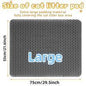 [Bb]Cat Litter Mat Double Layer Waterproof , Upgrade Waterproof Leakproof Back Layer, Honeycomb Trapping Mat, Washable, Easy to Clean, Scatter Control Kitty Litter Matt, Grey