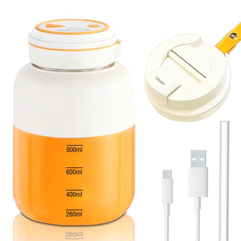 Protable Juicermachine-,Usb Rechargeable Large Capacity Juice Blender Cup,Multifunctional Juicer Machines with 38 Blades,Summer Essentials Portable Household Appliances