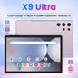 W&O 2026 New X9 Ultra 10.1-Inch Screen Android Tablet | 12GB+256GB Storage | 8000Mah Battery | 5G + Dual Wifi | 5+16MP HD Cameras | for Study/Work/Entertainment