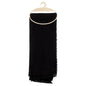 Eklips Plain Black Scarf