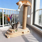 Interactive Cat Toy Set, Durable Vertical Scratcher, Scratching Post & Rolling Ball Design, Perfect for Playful Cats, Enhances Mental Stimulation