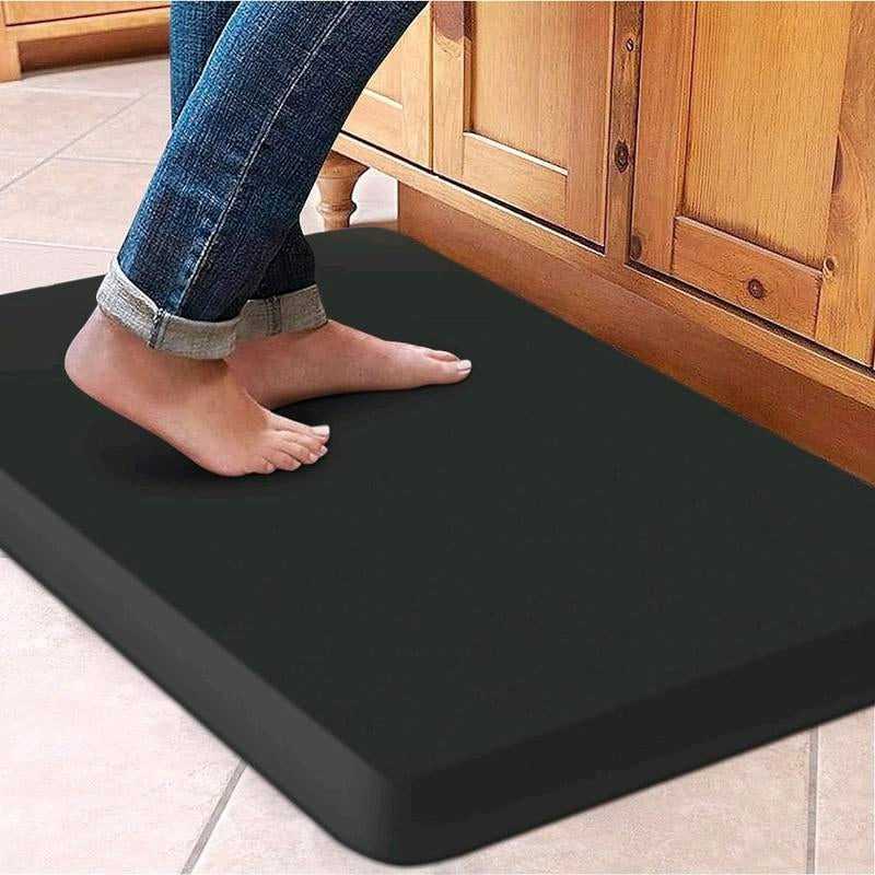Kitchen Mat Cushioned Anti-Fatigue Kitchen Rug,17.3"X 28",Non Slip Waterproof Kitchen Mats and Rugs Heavy Duty PVC Ergonomic Comfort Mat for Kitchen, Floor Home, Office, Sink, Laundry