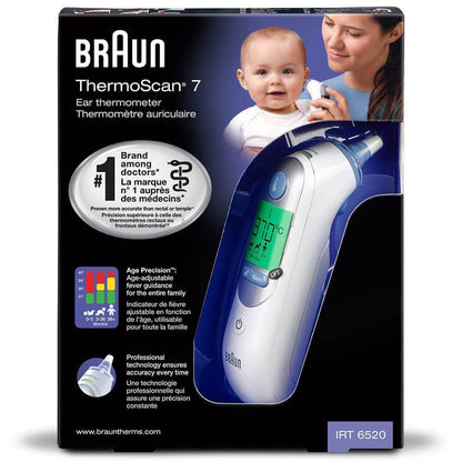 Braun IRT6520 ThermoScan 7 Digital Ear Thermometer with Age Precision