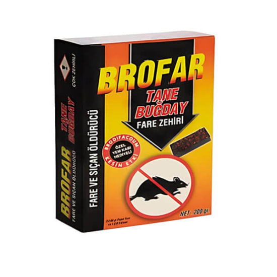Brofar Rodent Control Wheat Bait for Pest Management 100g