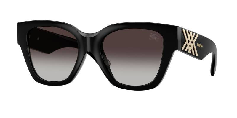 Burberry 0BE4489U Black Square Women's Sunglasses 53mm