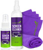 Screen Cleaner Spray and Microfiber Cloth 2-Pack (2X8Oz) by Screen Mom-Screen Cleaner Spray and Wipe for TV, Computer, Phone, Ipad, Car Screen Cleaning Kit Electronic Cleaner Spray