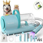Geoorood Dog Grooming Vacuum All-In-One Kit with 10Kpa Suction, 2.2L Dust Tank, Adjustable Combs, Lightweight Design, Perfect for Gifts & Home Use