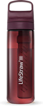 Lifestraw Go Series – Bpa-Free Water Filter Bottle for Travel and Everyday Use, Removes Bacteria, Parasites and Microplastics, Improves Taste, 22 Ounce, Nordic Noir