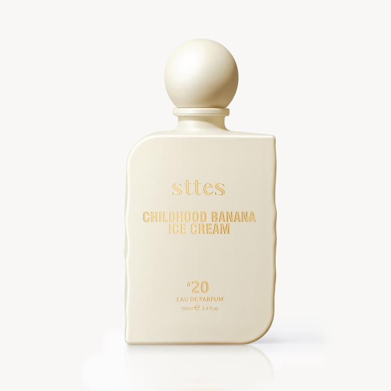 Sttes #20 Childhood Banana Ice Cream Memories Perfume for Women – Gourmand Eau De Parfum with Banana Ice Cream, Caramel & Vanilla, 100Ml / 3.4 Fl Oz