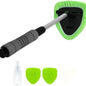 LEIBOO Windshield Cleaning Tool, Microfiber Car Window Cleaner with 3 Reusable and Washable Microfiber Pads and Extendable Handle - Christmas Gift!