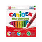 Carioca Wax Washable Pastel Crayons 12 Colors