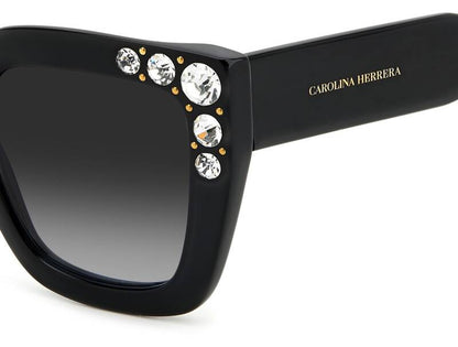 Carolina Herrera HER 0130/S Women's Sunglasses Black 52mm