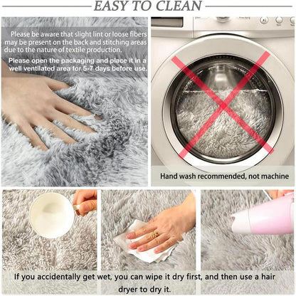 Shag Area Rugs for Bedroom Living Room,Ultra Soft Fluffy Area Rugs for Dorm, Indoor Carpet Nursery Rugs for Kids Room Home Decor, Modern Shaggy Rug