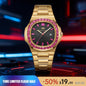 Brand Counter Authentic Premium Boutique Luxury Square Wristwatch – Rainbow Crystal Accents | High‑End Men’S Timepiece with Diamond Mirror Finish | Versatile Casual & Business Look | Ideal Gift for Him | Stylish Wristwatch with Date Function