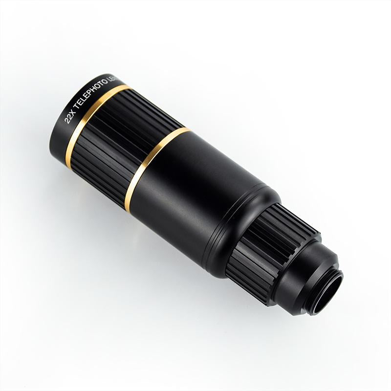HD 22X Optical Zoom Mobile Phone Lens Universal Clip-On Telescope, Hunting, Camping, Mountaineering, Outdoor Fishing