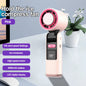 Mini Handheld Turbo Fan Foldable Design 1-199-Speed Wind 4000Mah Rechargeable Digital Display Protable Pocket Fans for Outdoor