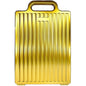 Claris Gold Foldable Double-Wing Neck Mirror for Styling