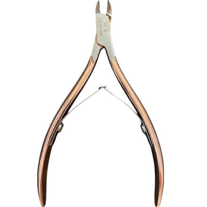 Claris Cuticle Nipper 14mm Gold C Precision Manicure Tool