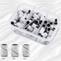 Claris Nail Sanding Bands Set for Electric Drills 75 Pieces