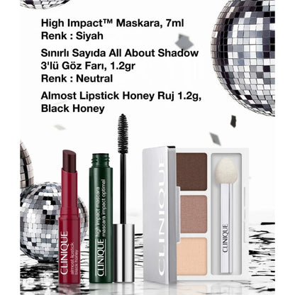 Clinique Best of Makeup Set with 7 Full-Size and Travel Favorites