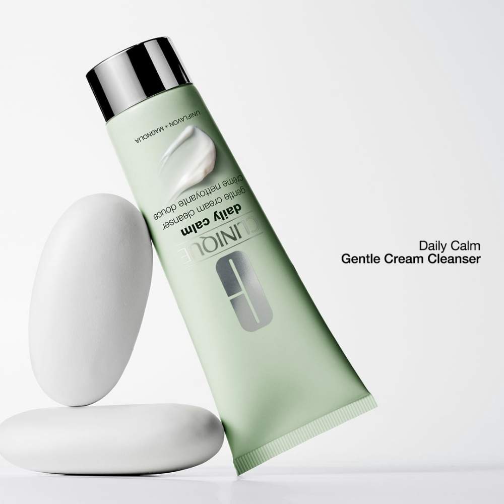 Clinique Daily Calm Gentle Cleansing Cream Soothing Face Wash 125ml