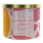 Nicole Miller 14.5oz Soy Wax Blend 3 Wick Candle - Sandalwood and Peony