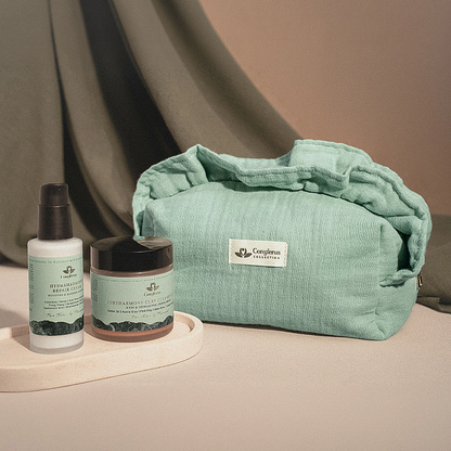 Conyferus WellBeauty Muslin Ritual Bag for Skincare Organization