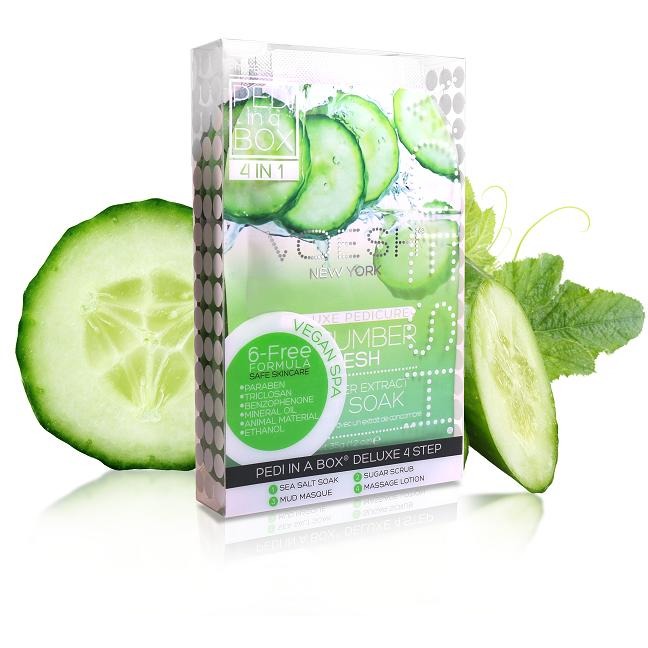 Voesh Pedi in a Box 4-in-1 - CUCUMBER FRESH