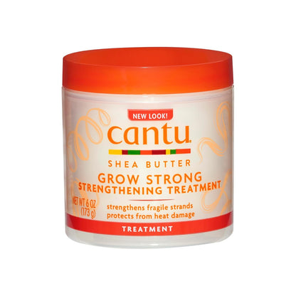 Cantu Grow Strong Strengthening Treatment, 6 Oz, White