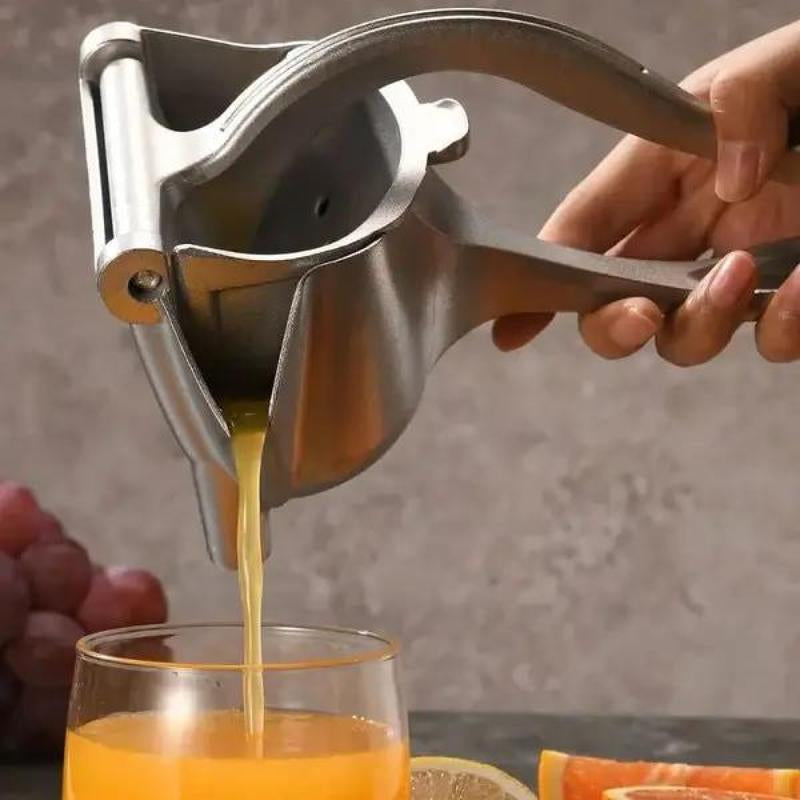 Aluminum Hand Juicer Squeezer - Ergonomic Manual Press for Effortless Citrus & Pomegranate Juice Extraction, Durable & Easy to Clean
