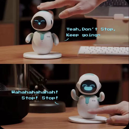 EMO Emoticons Eilik Smart Robot Electronics Automation AI Desktop Pet Intelligence Touch Interactive Mode Multi Functional Robot