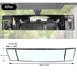 Joytutus Universal 11.81 Inch Panoramic Convex Real View Mirror for Car SUV Trucks Reversible Passengers High-Quality Glass Anti-Fall Design Easy Install Rearview Mirror