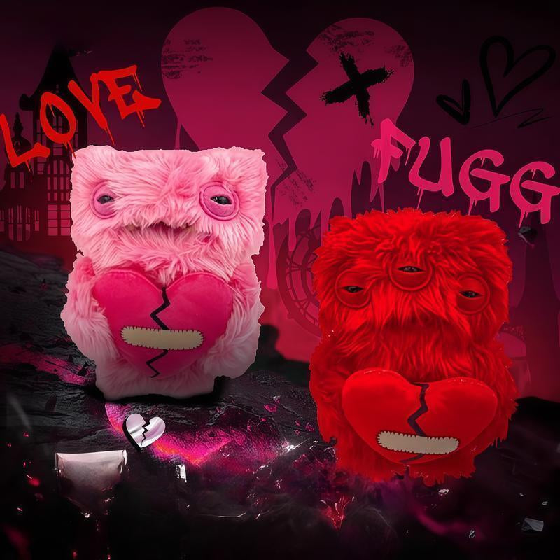 Fuggler Tooth Doll Monster 9'' Plush Toy | Collectible Adorably Creepy Unique Plush | Cute Funny Perfectly Weird Soft Toy | Valentine'S Day Heart Birthday Gift for Fans & Collectors