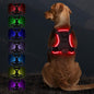 Illuminate Your Dog's Adventures: Rechargeable LED Harness for All Sizes - Breathable, Adjustable, Waterproof & Easy to Use! Perfect for Walking & Training!