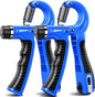 KDG Hand Grip Strengthener 2 Pack Adjustable Resistance 10-130 Lbs Forearm Exerciser，Grip Strength Trainer for Muscle Building and Injury Recovery for Athletes