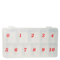 Nail Tip Box - Frosted Empty