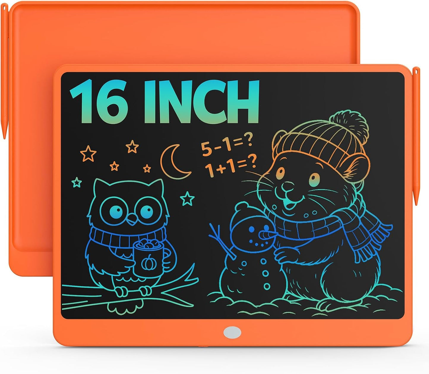 Bravokids 10 Inch LCD Writing Tablet for 3-8 Year Olds - Electronic Drawing Pad and Doodle Board as Educational Birthday Gifts for Girls and Boys (Pink)