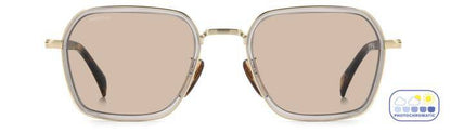 David Beckham DB 1194/G/S Classic Square Men Sunglasses 53mm