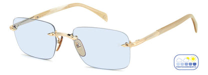 David Beckham DB 1195/S Blue Men's Sunglasses 57mm