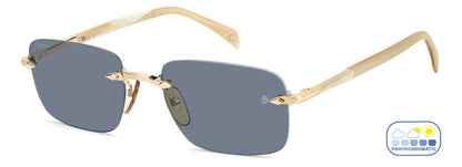 David Beckham DB 1195/S Blue Men's Sunglasses 57mm