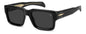 David Beckham DB 7159/S Men's Classic Square Sunglasses 53mm