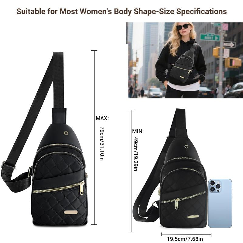 Small Sling Bakpack Crossbody Bags for Women Chest Bag Cross Body Bag Fanny Pack for Outdoors Hiking Traveling,Crossbody Small Sling Backpack Sling Bag for Women Men,Mother'S Day Gifts
