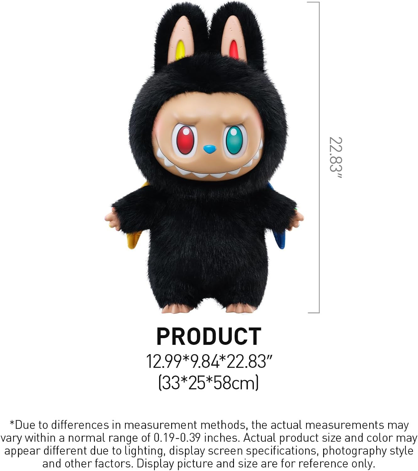 POP MART the Monsters 10Th Anniversary Series-Zimomo Vinyl Plush Doll, Big LABUBU Doll, Collectible Decoration Holiday Birthday Gift for Kids Adults