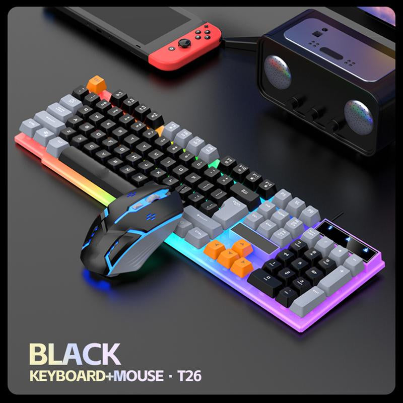 Ultimate 3-in-1 Gaming Bundle: RGB Keyboard, Precision Wired Mouse & Noise Cancelling Headset for Xbox, PS4, PS5 & PC