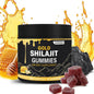 Gold Shilajit Gummies Organic Manukahoney Boosts Energy and Stamina Sports and Fitness 30 Gummies Lean Muscle Booster Protein Nutrition Supplement
