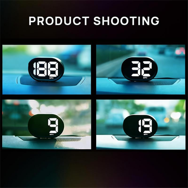 GPS Speedometer for Car Mph,Digital Speedometer for Car,Three Display Modes,Speeding Alert, Automatic Brightness Adjustment,Large Font Display,Usb Connect Plug and Play Tire Pressure Sensor Gauge Pods Digital Speedometer