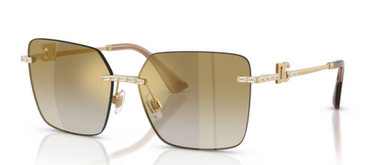 Dolce Gabbana 0DG2332B Women's Sunglasses with Gold Frames 59mm